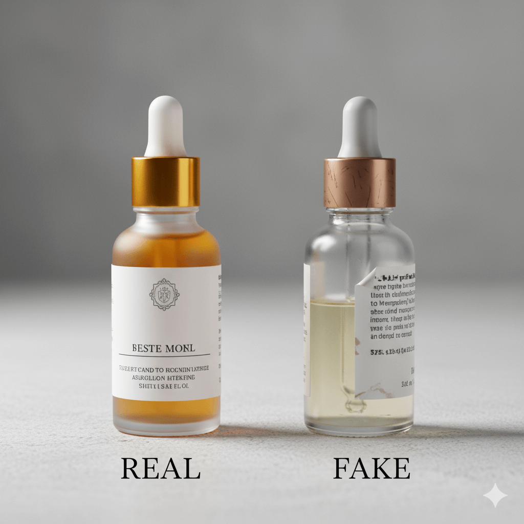 
Comparison-between-real-and-fake-skincare-products-showing-packaging