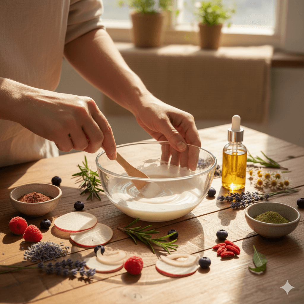 Homemade-Lotion-Making-Scene