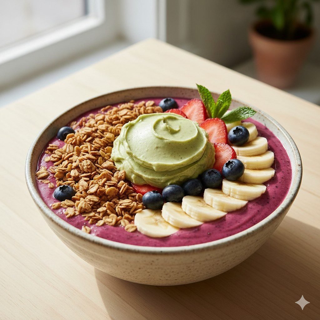 Plant-based-butter-melting-on-a-slice-of-hot-whole-grain-toast.